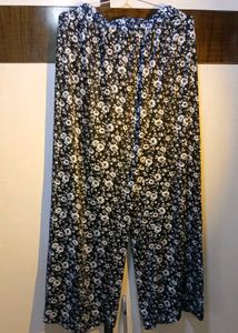 Floral Print Wide Leg Lower