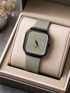Minimal Square Dial Watch for Men | Elegant Matte