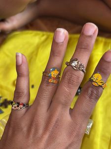 Cute Cartoon Rings Set