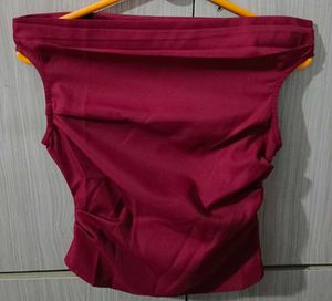 Chic Off-Shoulder Ruched Top
