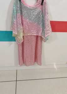 Sparkly Ombre Sequin dress 8-9years