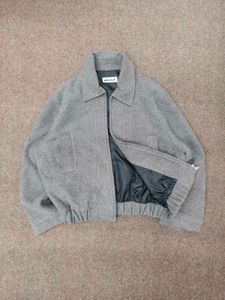 Men's Grey Bomber Jacket