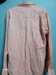 Men's Peach Casual Shirt