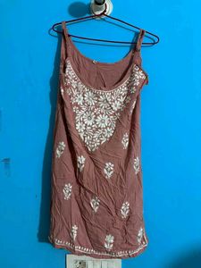 Embroidered Cotton Kurta