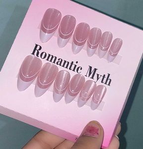 Romantic Myth French Tip Press-On Nails