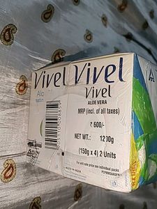 Vivel Aloe Vera Soap (2 packs of 4 each)