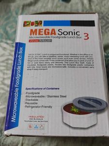 MEGA Sonic 3 Microwavable Lunch Box