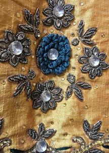 Yellow Embroidered Blouse