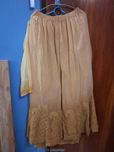 Beautiful chikankari Embroidered Yellow Kurta