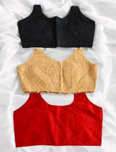 Set of 3 Ethnic Ready-to-Wear Blouses