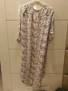Bohemian Floral Print Maxi shrug in M