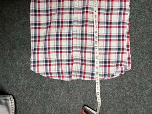 Y2k Men's checks boxy shirt