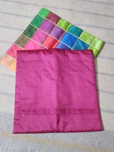 Vibrant Patchwork cushion covers set of