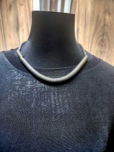 vintage Unique Silver Tone Chain Necklace