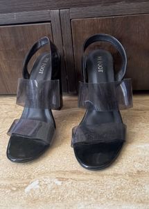 Stylish Black Block Heels
