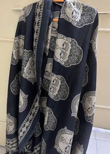 Buddha Print Scarf(dupatta)