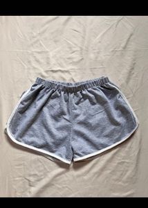 Gray Dolphin Shorts with White Trim