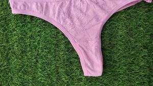 Pink Thong Underwear