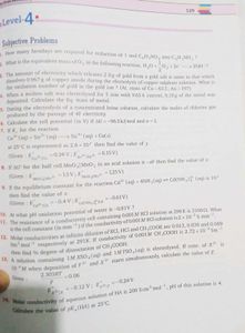 Problems in Physical Chemistry for JEE
