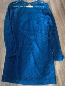 Navy Blue Designer Dress