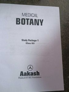Aakash Botany Study Package-1 Class XII