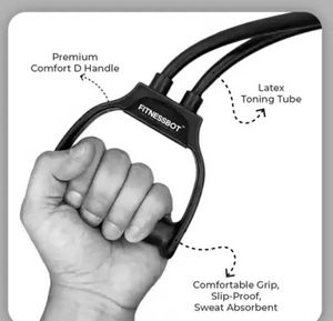 HAND Gripper and Double Band Toning Resistance Tub