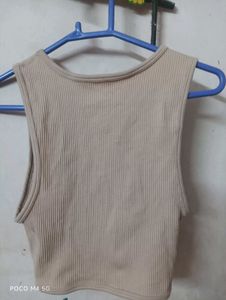 Twist-Front Crop Top