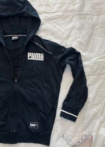 Puma Navy Full Zip Hoodie