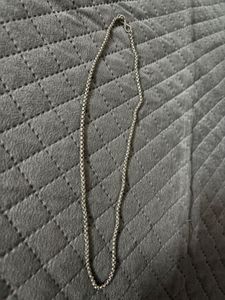 Minimalist Silver-Tone Box Chain Necklace