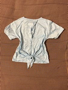 Light Blue Casual T-Shirt