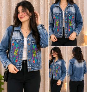 Embroidered Denim Jacket