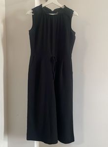 Sleek Black Sleeveless Jumpsuit