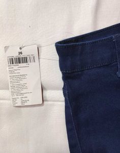 Dark Blue Denim Shorts