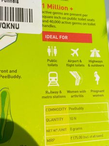 Pee Buddy 8 Disposable Urination Device