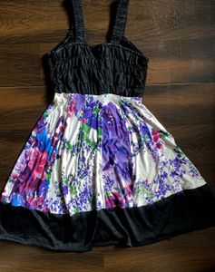 Floral Print Sleeveless Dress