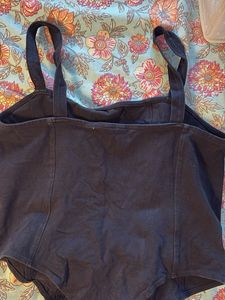 Black Sleeveless Bodysuit