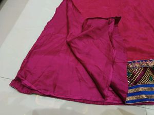 Beautiful Pink Ethnic Skirt with Embroidery