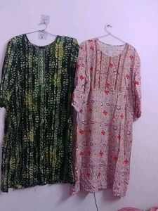 Set of 2 Kurtas,slightly used