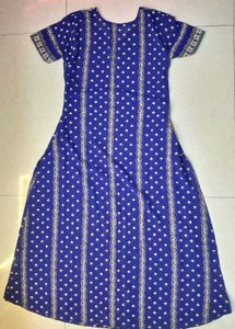 Blue Printed Kurta