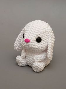 Luxe 3D Bunny Figurine