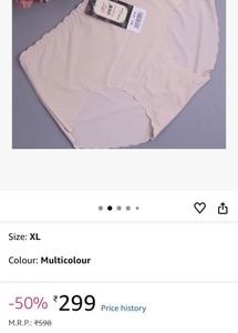 Elegant Seamless Beige Panty