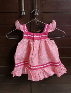 Cute Pink Whale Dress for Baby Girl