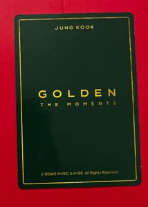 jungkook golden exhibition official photocard