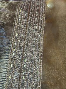 Gorgeous Gold Embellished Saree