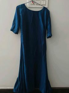 Beautiful peacock  Blue Embellished Gown