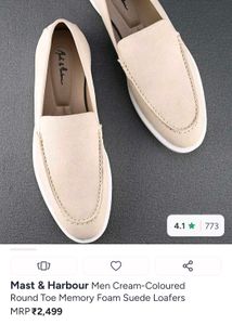 cream-coloured Loafers men
