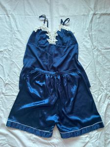 Satin Lace Pajama Set