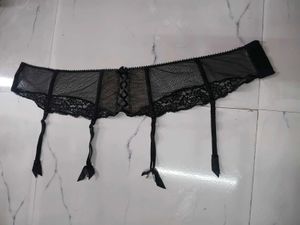 Lace Garter Belt &amp; Stockings Set(1400)