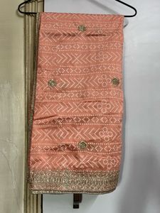 Beautiful Peach Suit with Intricate Work