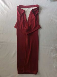 Maroon arround-Neck T-Shirt👚